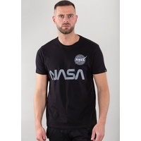 Alpha Industries Nasa Reflective Kurzarm-T-Shirt Black S