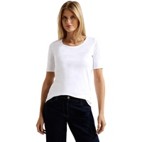 Cecil Damen Lena T Shirt, Weiß (White 10000), L