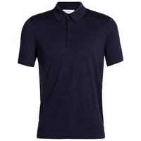 Icebreaker Tech Lite II Merino Short Sleeve Polo Blau