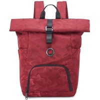 Delsey Paris Citypak Rucksack 45 cm Laptopfach rouge camouflage