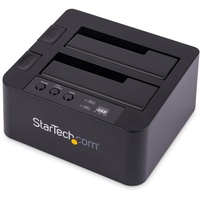 Startech StarTech.com Dual-Bay Festplatten-Kopierer, Selbständiger USB 3.0 (5 Gbit/s)