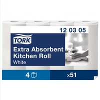 TORK Küchenrollen Premium 3-lagig, 4 Rollen