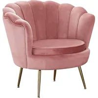 SalesFever Loungesessel »Clam«, extravagantes Muscheldesign, rosa