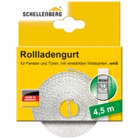 SCHELLENBERG Rolladengurt Mini 14 mm 4,5 m weiß