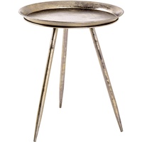Haku-Möbel HAKU Möbel Beistelltisch Metall bronze Ø 44 x