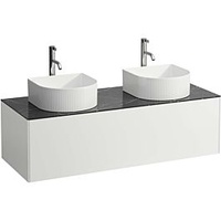 Laufen Sonar Schubladenelement/Sideboard H4054280341431 117,5x34x45,5cm, Ausschnitt links/rechts, mit Hahnloch,