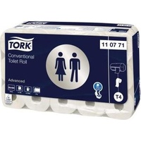 TORK Toilettenpapier T4 Advanced 2-lagig Recyclingpapier, 30 Rollen