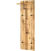 Haku-Möbel HAKU Möbel Wandgarderobe 22361 braun Holz 5 Haken