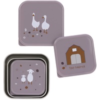 Lässig Snackbox 3er Set Edelstahl 3 Stück Tiny Farmer