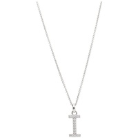 Smart Jewel Kette Buchstabe I mit Zirkonia Steine, Silber