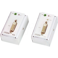 ATEN VE607 DVI/Audio Cat5 Extender Wandplatte weiß