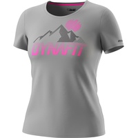 Dynafit Transalper Graphic Kurzarm Tee Damen grau M 2022