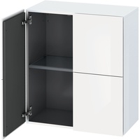 Duravit L-Cube Halbhochschrank mit 2 Türen, LC117708585