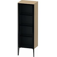 Duravit XViu Halbhochschrank stehend 50 cm, 1 Glastür links