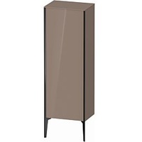 Duravit XViu Halbhochschrank XV1326RB286 50x36x133cm, schwarz matt, Tür rechts,