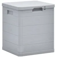 VidaXL Gartenbox 90l hellgrau