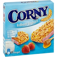 CORNY Müsliriegel Erdbeer-Joghurt 6 x 25 g