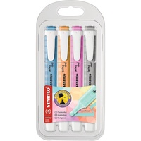 Stabilo swing cool Pastel Textmarker farbsortiert, 4 St.