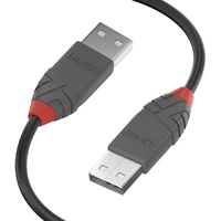 LINDY 0.5m USB 2.0 Typ A Kabel Anthra Line