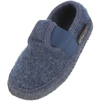 HAFLINGER Slipper Joschi Filzpantoffel Kinder Hausschuh Gummiband Jeans, Gr.