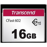 Transcend CFX602 R500/W350 CFast 2.0 CompactFlash Card 16GB (TS16GCFX602)