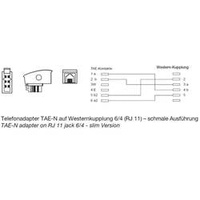 ShiverPeaks Fax Adapter [1x TAE-N-Stecker - 1x RJ11-Buchse 6p4c]