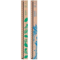 Herlitz GREENline 30cm Holz, beidseitig bedruckt, braun (50033621)