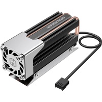GRAUGEAR Heatpipe-Kühler für M.2 2280 SSD, schwarz (G-M2HS03-F)