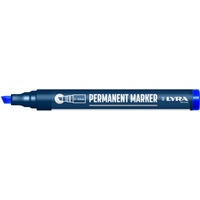 Pica Permanentmarker blau Strich-B.2-6mm Keilspitze Pica Marker, 6 mm,