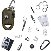 Mil-Tec Paracord Survival Kit Large oliv