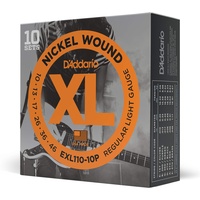 D'Addario XL Nickel Wound Regular Light 10-Pack EXL110-10P