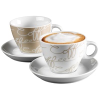 Ritzenhoff & Breker Cornello Cappuccino Becher 4er Set Geschirr