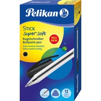 Pelikan Kugelschreiber Stick super soft, Schwarz