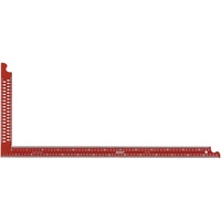 Sola Zimmermannswinkel ZWCA mit Anreißlöcher Schienenlänge 600 mm, rot,