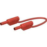 STÄUBLI SLK205-K Sicherheits-Messleitung 2mm Sicherheits-Stecker 2mm Sicherheits-Stecker 1.00 m