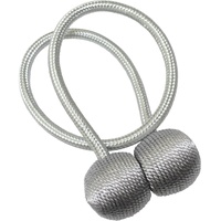 GARDINIA Raffhalter Flex-S mit Magnet Silber 2 Stück