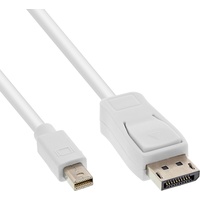 InLine DisplayPort/Mini DisplayPort 1.2 Kabel weiß, 1.50m (17134)
