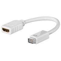 Goobay Mini DVI/HDMITM-Adapterkabel - Mini-DVI-Stecker > HDMITM-Buchse (Typ A)