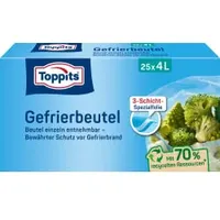 Toppits 25 Toppits Gefrierbeutel 4,0 l