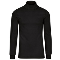 TRIGEMA Rollkragenshirt TRIGEMA Langarm Ski- und Sport-Rollkragenpullover (1-tlg) schwarz