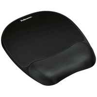 Fellowes Memory Foam Handgelenkauflage mit Mauspad, schwarz