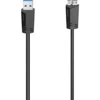 Hama USB Kabel 1,5 m USB A Silber