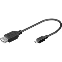 Goobay 95193 Hi-Speed-Adapter, USB 2.0 0,2 m, Kabellänge