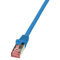 Logilink PrimeLine Patchkabel, Cat6, S/FTP, RJ-45/RJ-45, 0.5m, blau (CQ2026S)