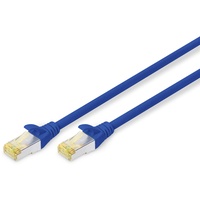 Digitus DK-1644-A-005/B RJ45 Netzwerkkabel Patchkabel CAT 6a S/FTP Blau