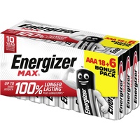 Energizer Max Micro AAA 1,5 V, 18 + 6