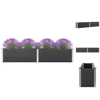 VidaXL Garten-Hochbeet 200x50x54 cm WPC Grau