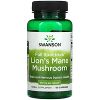 Swanson Lion's Mane Mushroom 60 Kapseln