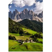 Artland Poster »Sommer in Südtirol in den Dolomiten«, Berge
