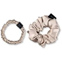 AILORIA Scrunchie S und M aus Seide Beige